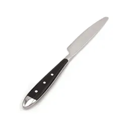 Нож столовый 22,2 см ручка черный пластик Grazia P.L. Proff Cuisine [12]
