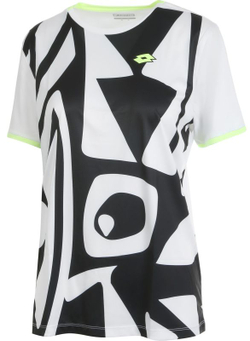 Детская футболка Lotto Top Ten B III Tee PRT 2 PL - bright white