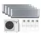 Мульти сплит-система Panasonic 4 x CS-XZ20ZKEW / CU-4Z68TBE