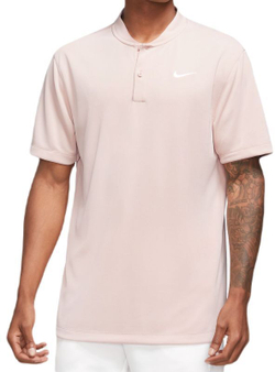 Мужское теннисное поло Nike Court Dri-Fit Blade Solid Polo - Розовый