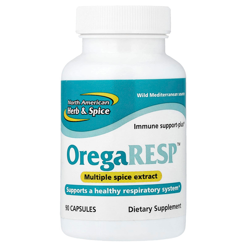 North American Herb & Spice, OregaResp™, экстракт нескольких специй, 90 капсул