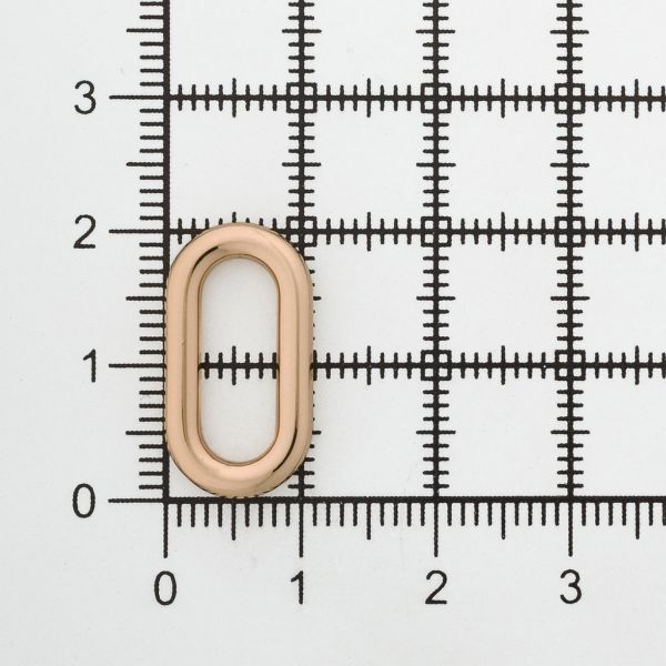 Рамка металл овальная литая 15.0 мм золото, 6 шт, MB2341