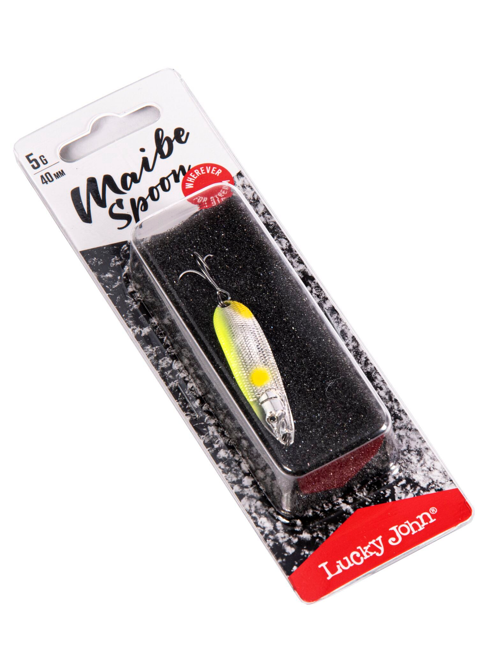 Блесна Lucky John Maibe Spoon 40 мм, 5 г, цвет 002