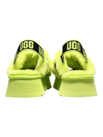 Ugg W Disco Cross Slide Animalia Key Lime