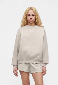 Толстовка женская NIKE W NK STDO FLC MW OS CREW