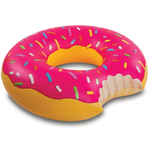 Круг надувной strawberry donut