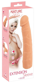 Телесная насадка-удлинитель Extension Sleeve - 25 см.