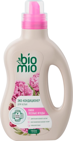 BioMio BIO SOFT Кондиционер для белья, Пион-Лесные ягоды, 800мл, блок 6шт., БиоМио