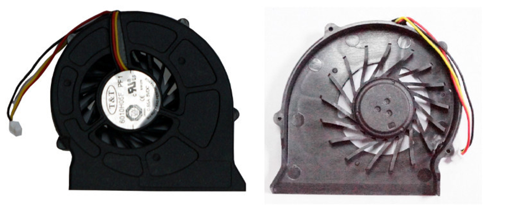 Вентилятор (кулер) для MSI CR400, CR600, CR620, CR630, CR500, CX600, GE600, GX400, CX420, CX620, CX623, EX620, EX623, EX628, EX630, GX623, VX600, VR610, VR630, A6200, 3pin,