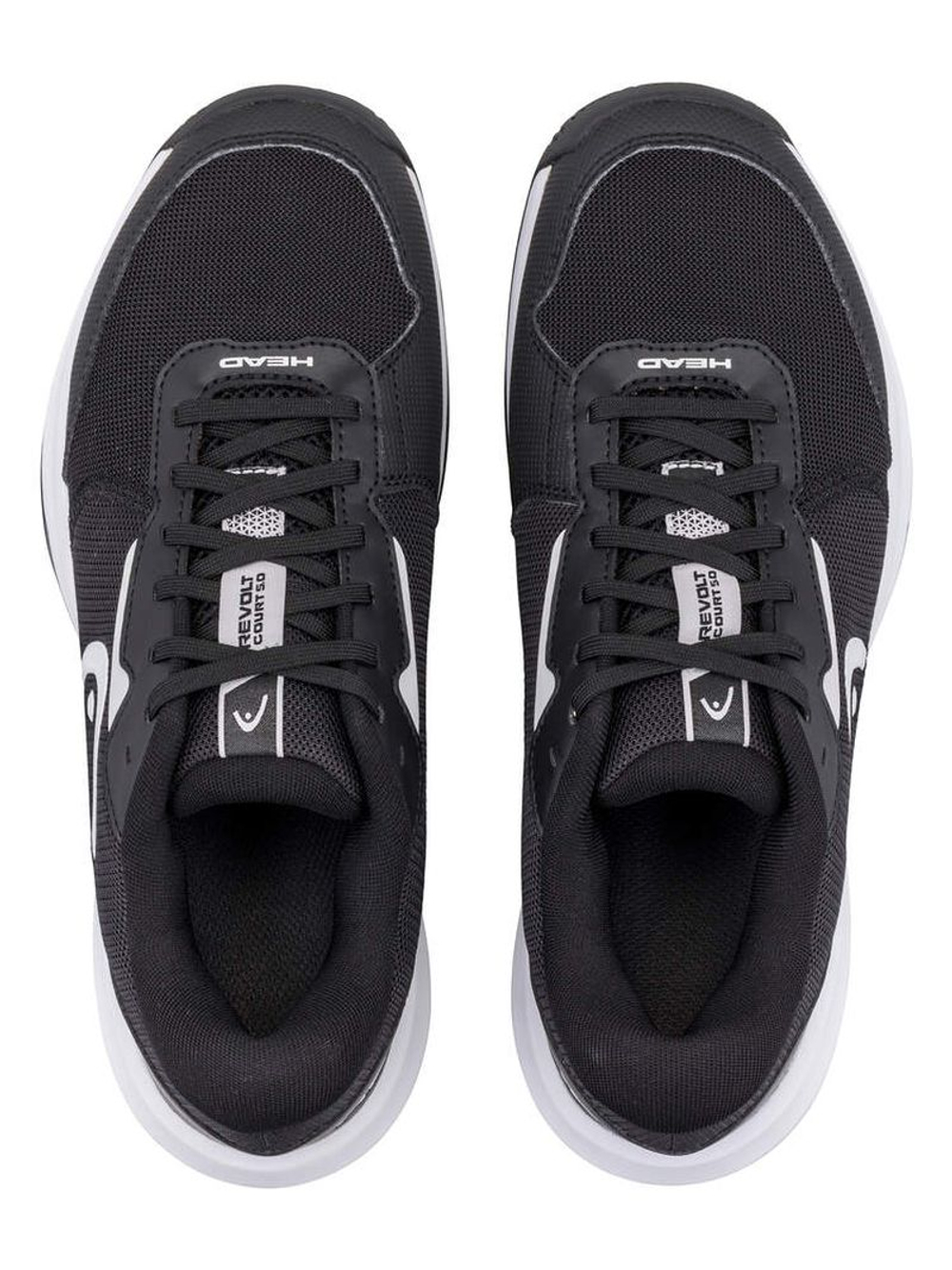 Мужские кроссовки теннисные Head Revolt Court 5.0 - black/white