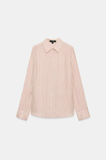 РУБАШКА В ПОЛОСКУ С ШЕЛКОМ — ZW COLLECTION — ZARA