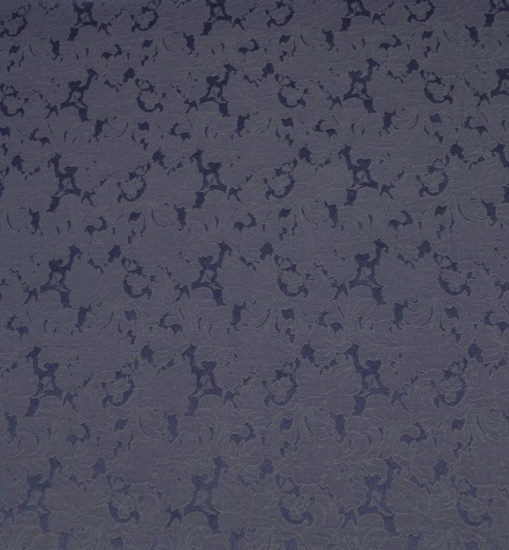 Костюмно-плательная ткань жаккард, 200 гр/м2, Х/б-75%, ПЭ-20%, Эластан-5%, 150 см, синий