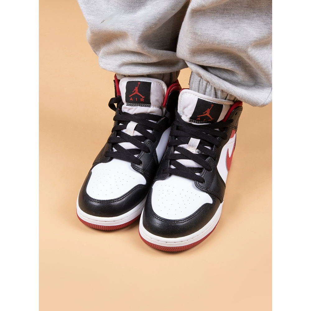 Jordan Kids Air Jordan 1 Mid "Metallic Red" Sneakers