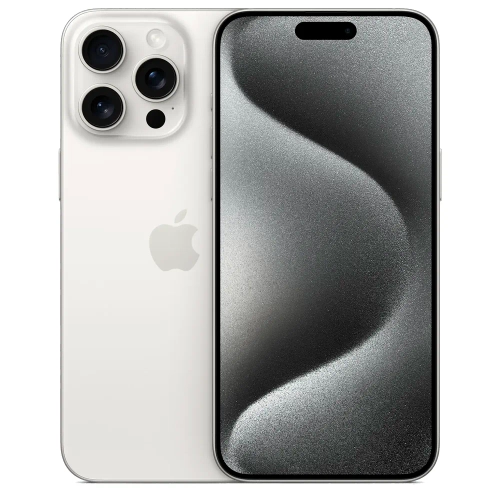 Смартфон Apple iPhone 15 Pro Max 256GB Dual Sim, White Titanium (Белый)