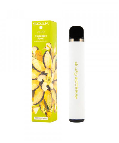 Купить Одноразовый Pod Soak X ZERO - Pineapple Syrup (1500 затяжек)