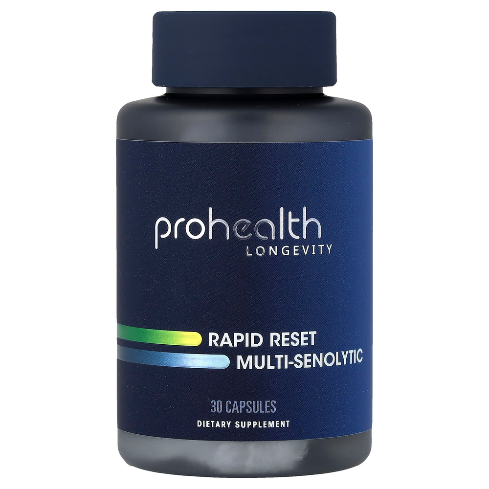 ProHealth Longevity, Rapid Reset, мультисенолитики, 30 капсул