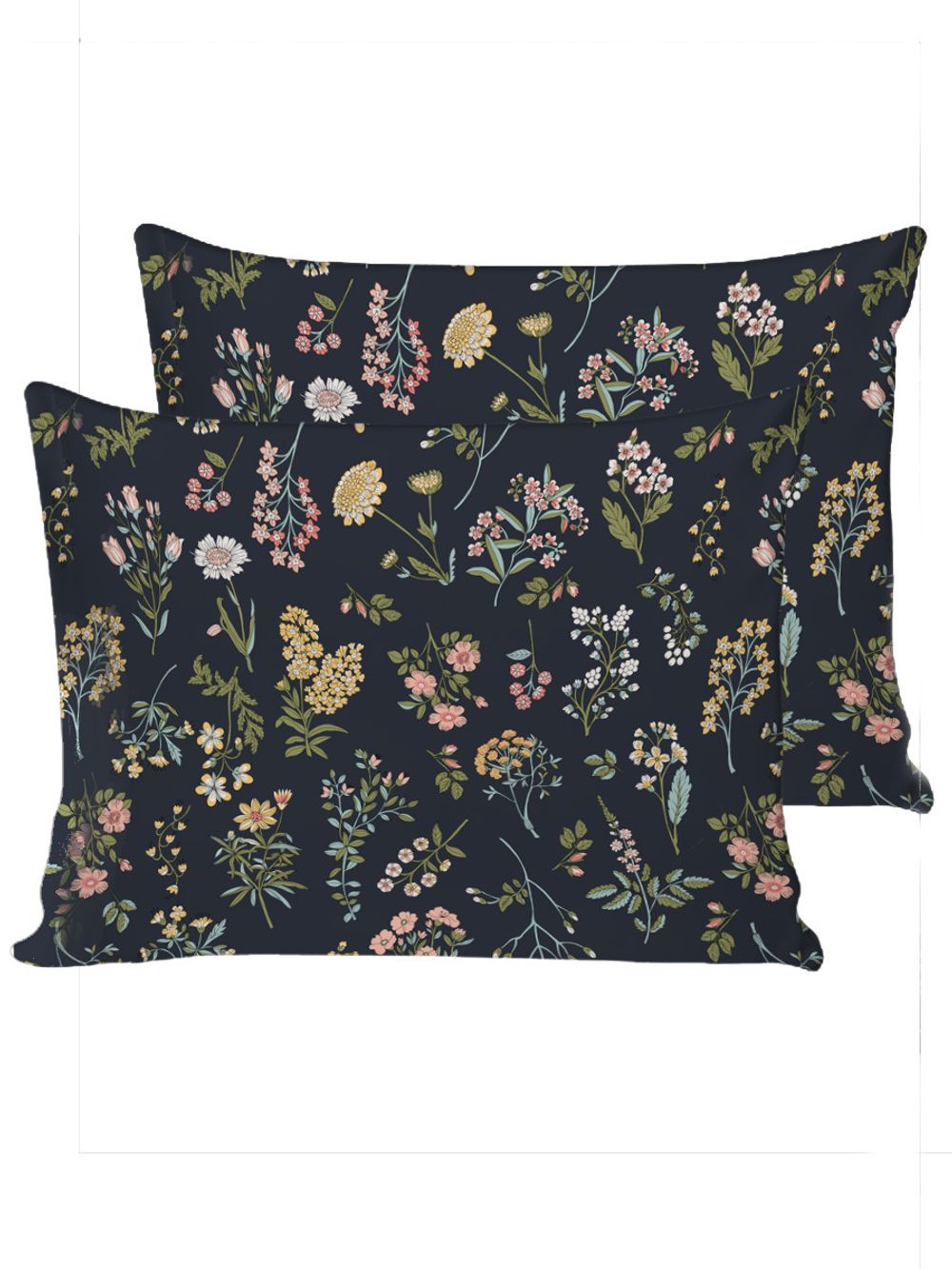 Постельное белье сатин Milky Garden "Botany" евро Наволочка 50x70 см 2 шт Простынь 240x215 см Пододеяльник 200x215 см