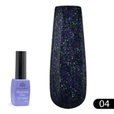 ГЕЛЬ ЛАК PEACOCK 8 МЛ, 04