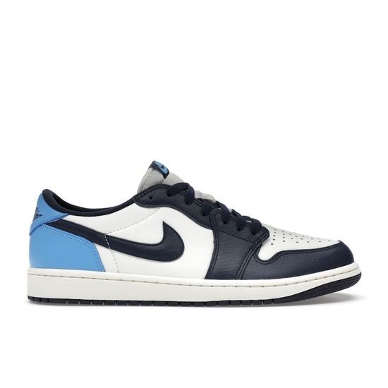 Premium Кроссовки Nike Air Jordan 1 Retro Low OG Obsidian UNC