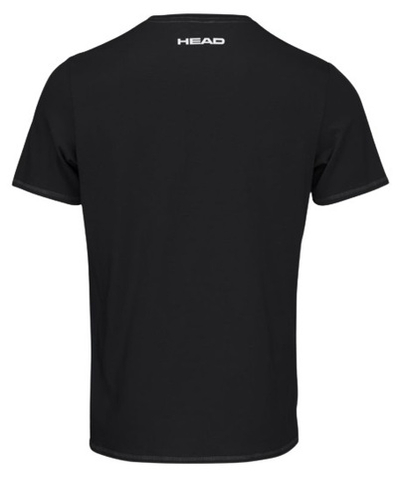 Футболка мужская теннисная Head Padel TYPO T-Shirt Men - black