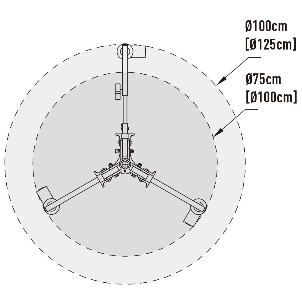 База на колесах KUPO 340 ROLLER STAND BASE