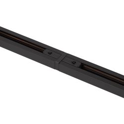 Коннектор питания ЭРА TR-1PA-IC BK для однофазного шинопровода прямой черный | Однофазный шинопровод и аксессуары