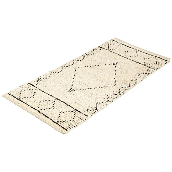 Ковер из переработанного хлопка dispur из коллекции ethnic, 70x160см