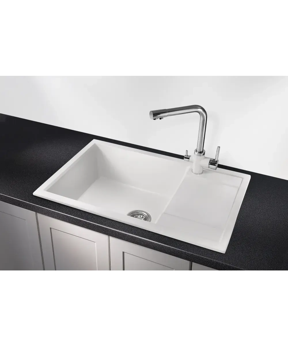 Кухонная мойка Kuppersberg ROYS 60 NL 1B1D WHITE фото 2