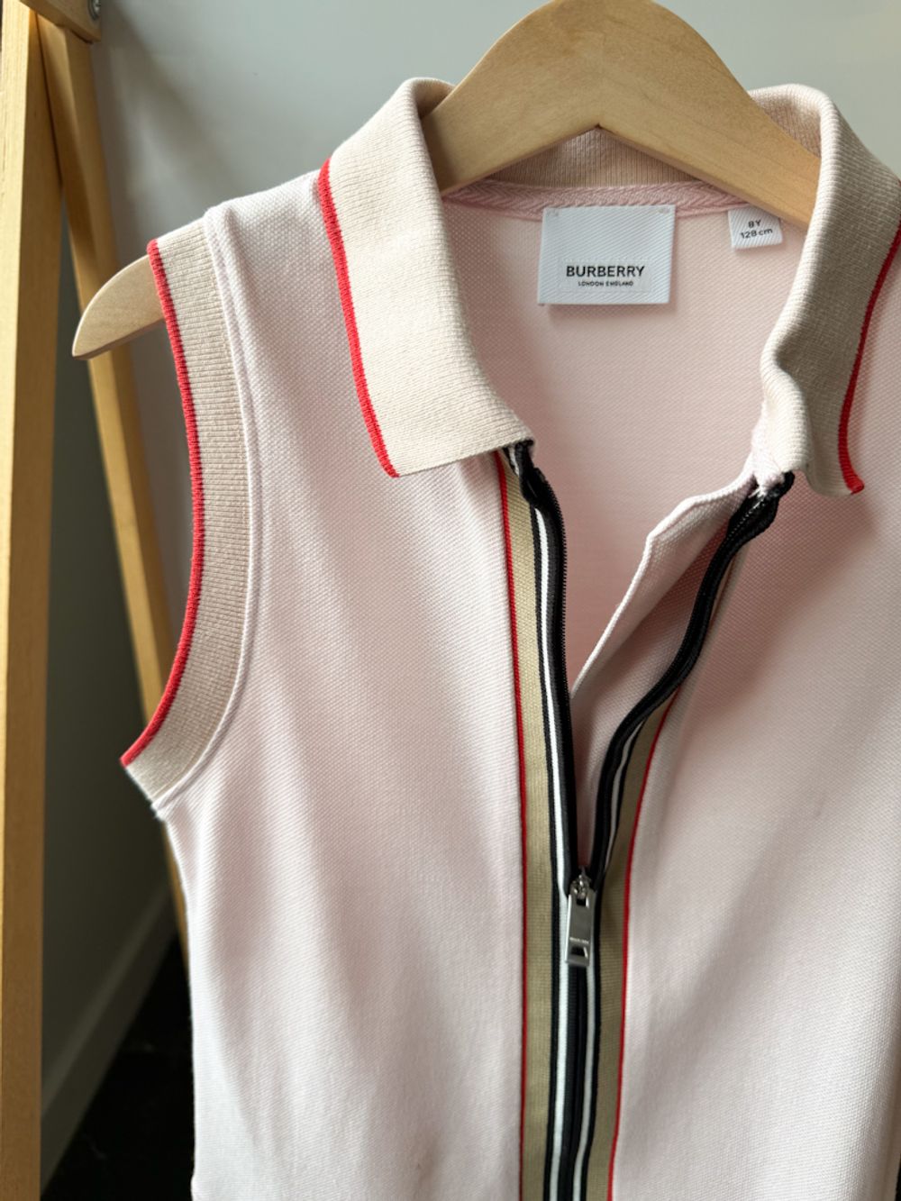 Хлопковое платье Burberry, 128