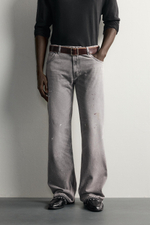 ДЖИНСЫ BOOTCUT С НИЗКОЙ ПОСАДКОЙ И РАЗРЕЗАМИ — ZARA