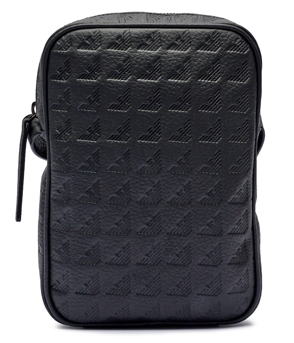 Кожаная сумка кросс-боди Emporio Armani - черный(Y4R600 YQ67I)