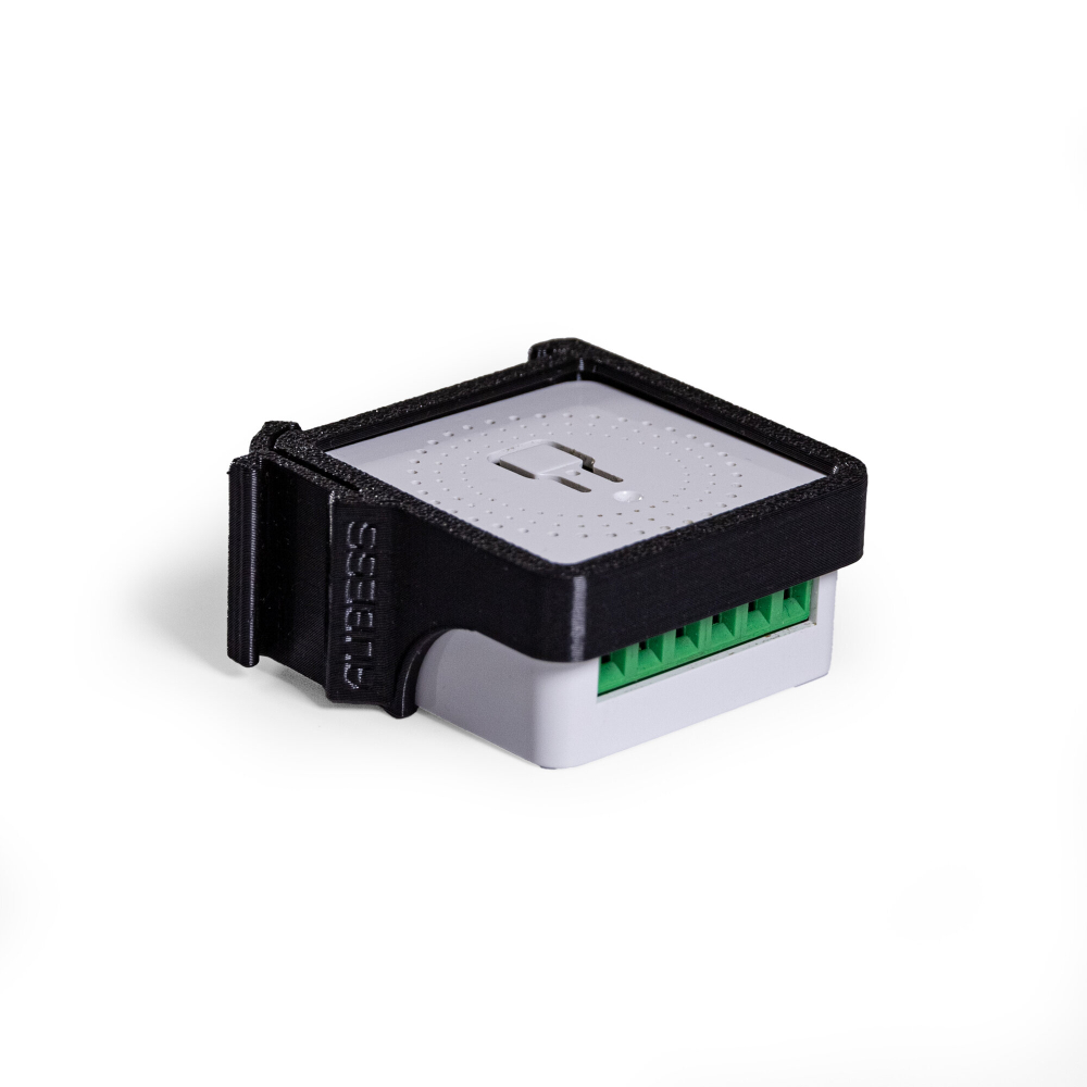 Крепление боковое для реле Aubess на динрейку Тuya Аubess Mini Smart Switсh, чёрное