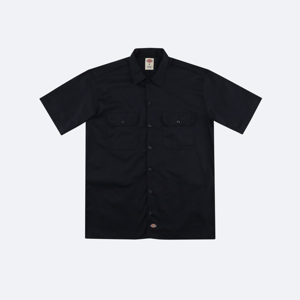 Рубашка Dickies Short Sleeve Work Shirt (black) артикул: - купить в магазине Дайс