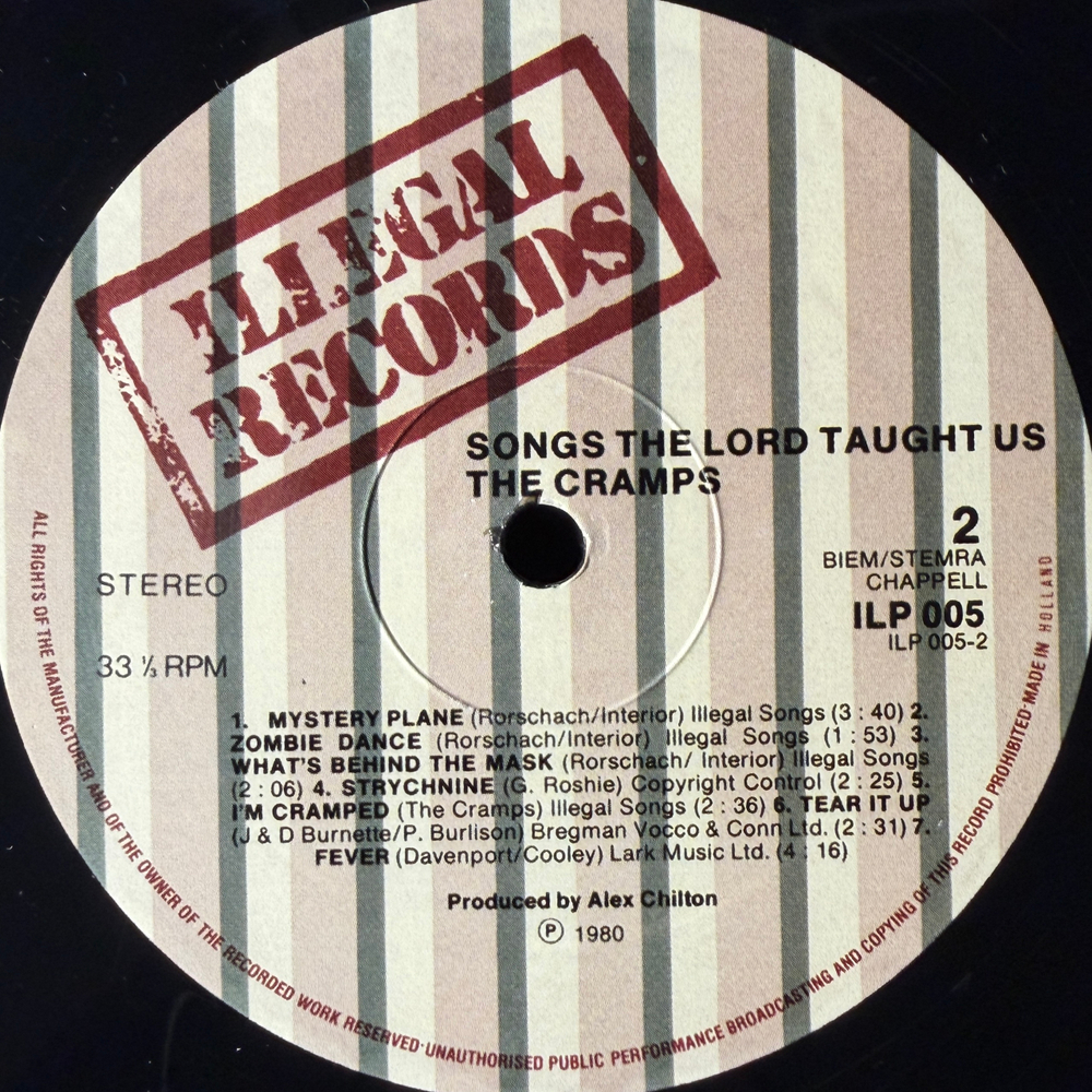 The Cramps - Songs The Lord Taught Us (Европа)
