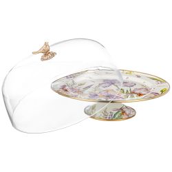 ТОРТОВНИЦА AGNESS С КРЫШКОЙ, СЕРИЯ IRISES, ДИА.30СМ