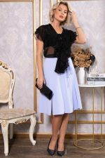 Платье Анхела (черно-голубое) П14750-39М LT Collection