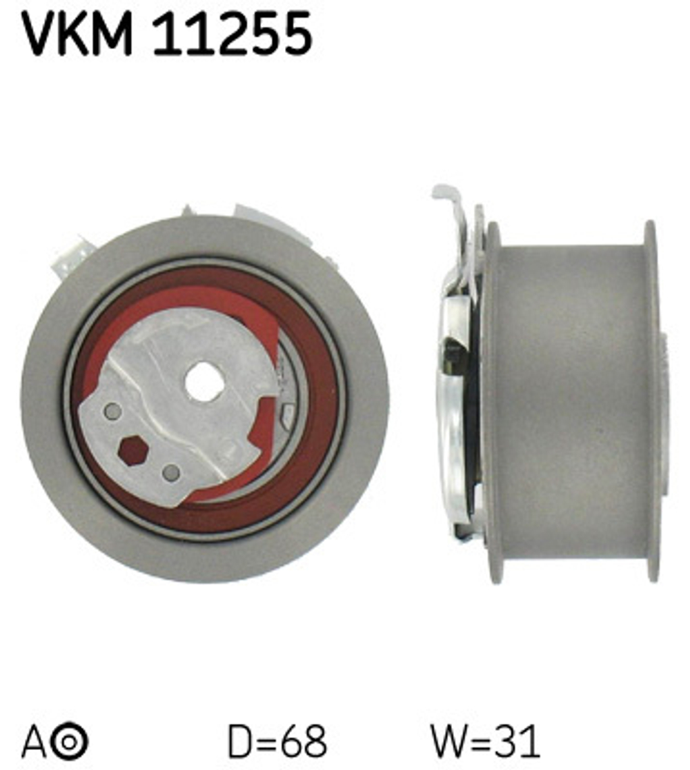 SKF - VKM11255-SKF - Tensioner Pulley, timing belt - Povrat artikla narucenog iz Njemacke nije moguc.