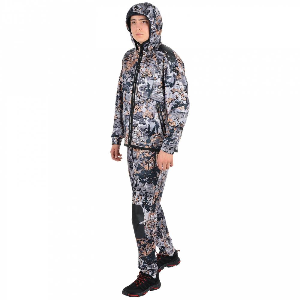 Костюм мужской "Tracker II", softshell, откр. местность/open mountain, ХСН