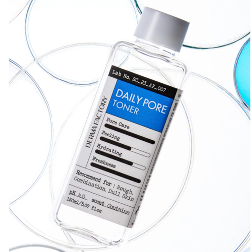 DERMA FACTORY Очищающий поры тонер для ежедневного применения - Daily Pore Toner150мл