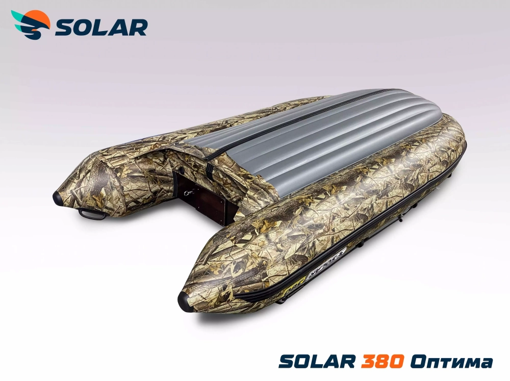 Лодка надувная моторная solar-380 к (оптима)