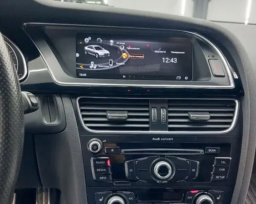 Магнитола для Audi A5 (8T) 2007-2016 (с джойстиком MMI) - RDL-9605MMI монитор 8.8" на Android 13, Быстрая, CarPlay, 4G SIM-слот