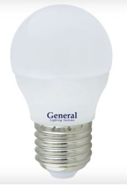 Светодиодная лампа General Lighting Systems Шарик G45F-15W-E27-6500K 661109