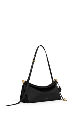 ALAÏA СУМКА LE CLICK EAST WEST ИЗ НЕЙЛОНА, ЧЕРНЫЙ