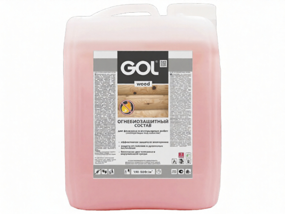 Wd.260-5.1 (GOLwood) ОГНЕБИОЗАЩИТА красная 5кг