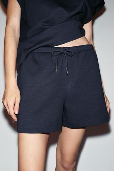 КОРОТКИЕ ШОРТЫ INTERLOCK — ZARA