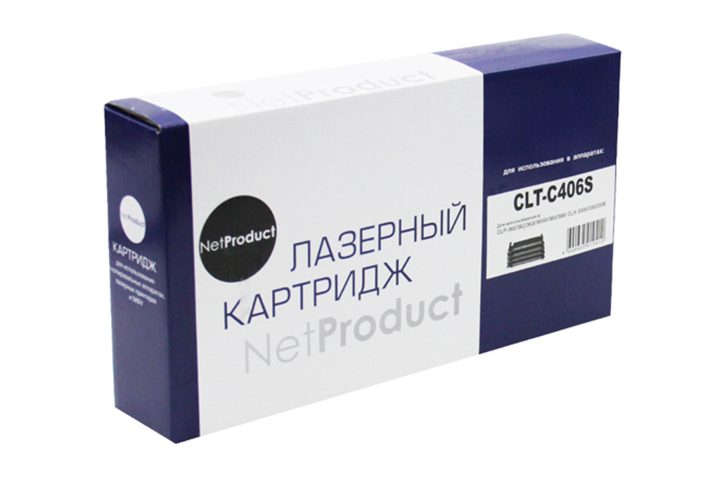 Тонер-картридж CLT-C406S для Samsung CLP-360/365/368/CLX-3300/3305