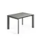 Стол Atta 120 (180) x80 антрацит, керамика