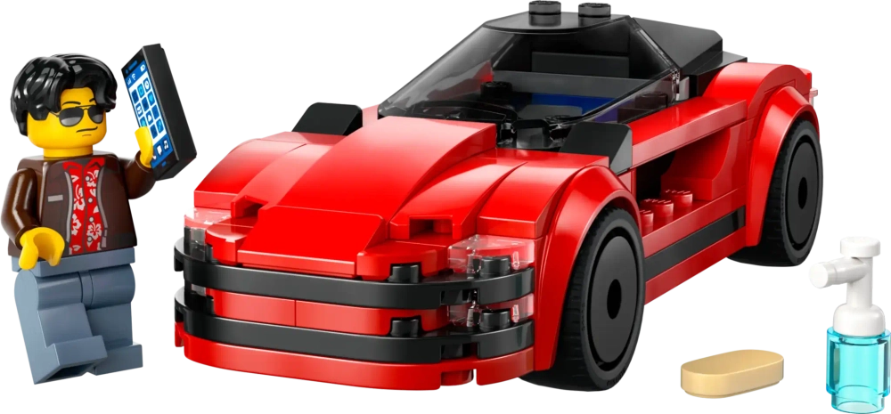 Конструктор LEGO City 60448 Красный спортивный автомобиль