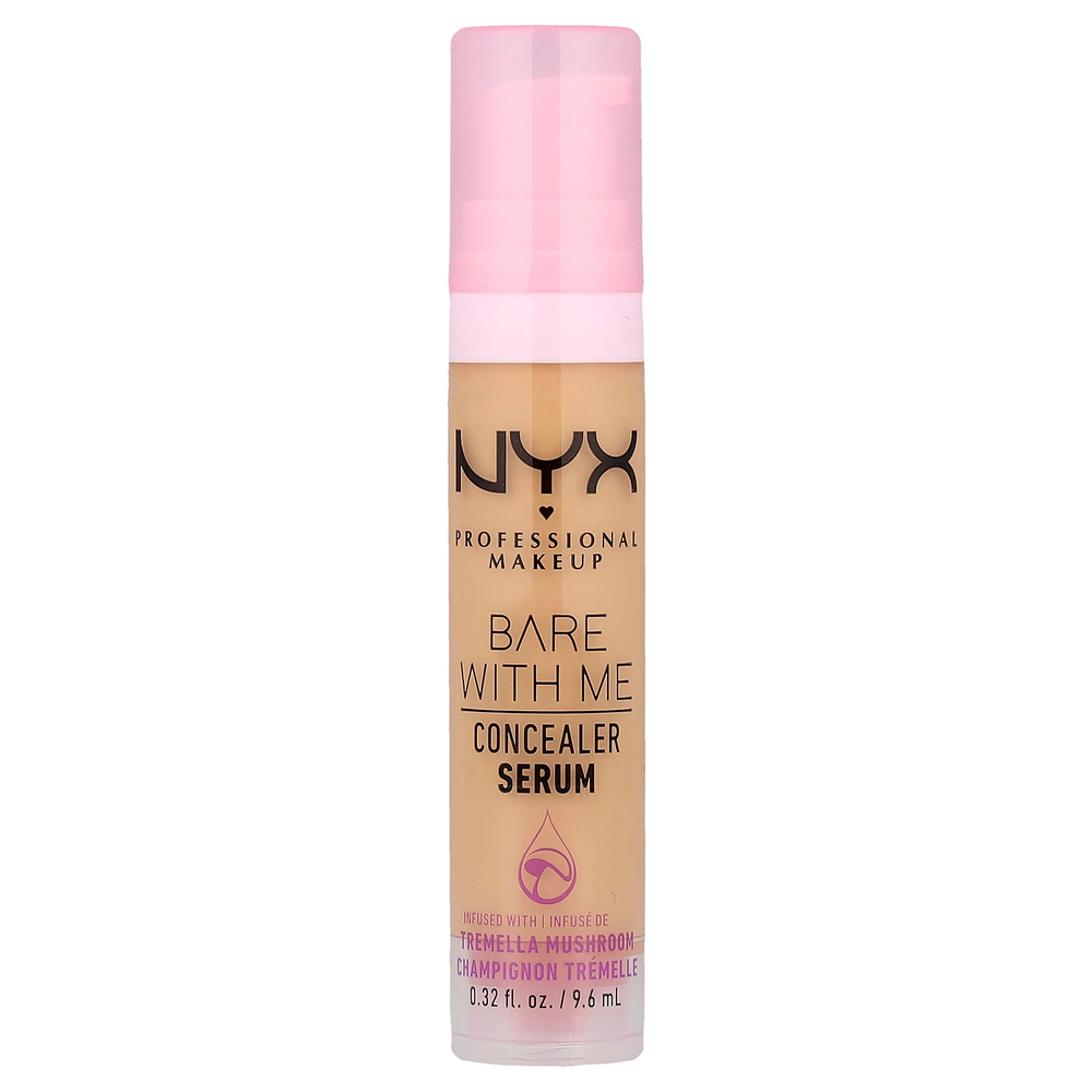 NYX Professional Makeup, Bare With Me, сыворотка-консилер, 05 Golden, 9,6 мл (0,32 жидк. Унции)