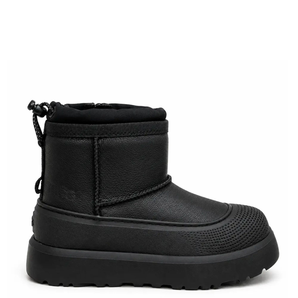 Ugg Kids Mini Weather Hybrid Black Leather